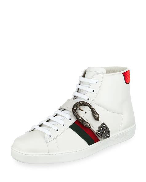 gucci ace leather sneaker singapore|gucci ace high top sneakers.